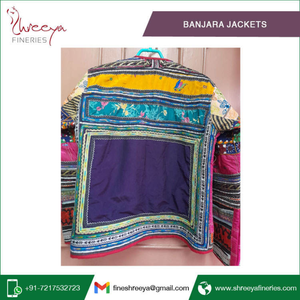 <b>Vintage</b> Look Banjara <b>Bomber</b> <b>Jackets</b> Hand Embroidered Patchwork Ethnic Tribal Boho Design Hot Selling Wholesale Women Clothing - Product Image 3
