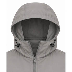 Custom <b>Mens</b> Hooded Windbreaker <b>Jacket</b> Waterproof <b>Lightweight</b> Breathable Outdoor <b>Rain</b> <b>Jacket</b> OEM Logo Winter Outerwear - Product Image 5