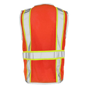 Gilet de sécurité haute visibilité léger pour hommes, de haute qualité, pour travaux de construction, sécurité routière - Product Image 5