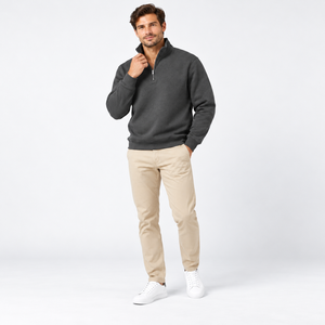Sweat-shirt à capuche zippé pour homme, coupe courte, entièrement zippé, épaules tombantes, motif camouflage, en molleton bouclette d'hiver, direct usine, commande en gros - Product Image 5