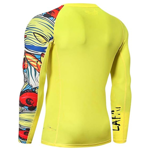 Camiseta Deportiva de Manga Larga para Hombre, Protección UV, Estampado Gráfico, Compresión, Proveedor Mayorista - Product Image 6