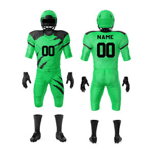 Service OEM 2026, ensemble d'uniformes de football américain, couleur jaune, polyester, vêtements de sport, ensemble d'uniformes de football américain - Product Image 3