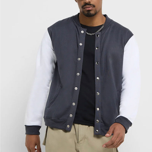 Chaqueta Bomber Personalizada al por Mayor, Estilo Urbano de Invierno, Bordado Chenille, Chaqueta Varsity de Béisbol 100% Lana para Hombre - Product Image 1