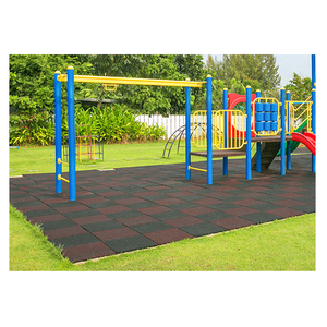 Dalles de caoutchouc pour aire de jeux, pour la sécurité des cours d'écoles - Product Image 3