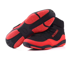 Calzado Deportivo HAWK SPORTS INDUSTRIES, Zapatos de Lucha Unisex Tipo Boxer, Parte Superior de Malla con Cordones, Suela de Goma, Calzado de Entrenamiento de Combate para Invierno, Gimnasio - Product Image 3