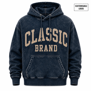 Sudaderas con Capucha para Hombre, Personalizadas, 2026, Calidad Premium, Efecto Desgastado por el Sol, 100% Algodón, Felpa, Lavado Ácido, Estilo Waffle, Térmicas - Product Image 3