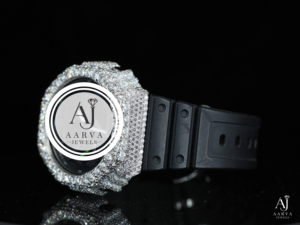 Montre mécanique en zircone cubique, cadran blanc, montre-bracelet incrustée de cristaux, bijoux de luxe à la mode - Product Image 4