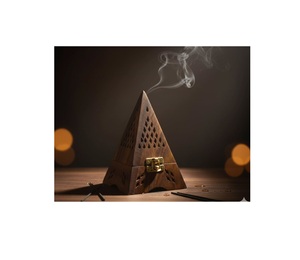 Uplifting Wooden Incense Bakhoor Burner Designed To Refresh <b>Environment</b> With Elegant Look And Reliable Usage - Product Image 6
