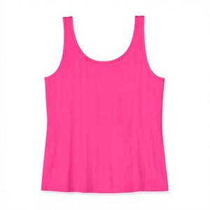 Premium <b>Women</b> Plus Size Casual Summer Workout Tank <b>Top</b> Knitted Loose Fit Breathable Quick Dry Solid Activewear <b>Women</b> <b>vest</b> - Product Image 2