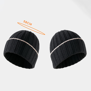 Gorros de Invierno a Precio de Fábrica, Gorros Promocionales Lisos de Punto con Logotipo Personalizado Bordado - Product Image 4