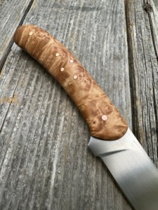 Custom Handmade Forged Ambidextrous Modern Fillet <b>Knife</b> Stainless Steel Wood Handle Leather Sheath-Eco-Friendly Dishwasher <b>Safe</b> - Product Image 2