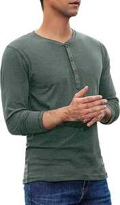 Camisa Casual de Algodón 100% para Hombre, Estilo Clásico, Manga Corta, Cierre de Tres Botones, Secado Rápido, Corte Holgado Regular para Uso Diario en Verano - Product Image 2