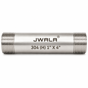 Raccord de tuyauterie en acier inoxydable 304 de qualité industrielle, filetage mâle 1 pouce x 4 pouces, pour applications de conduites d'eau, d'huile et de gaz - Product Image 3
