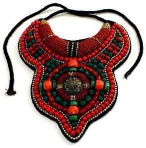 สร้อยคอผู้หญิงงานปักมือประดับลูกปัดสไตล์โบฮีเมียนสุดหรู สำหรับงานแต่งงาน งานปาร์ตี้ งานเฉลิมฉลอง สร้อยคอทันสมัยแบบสั่งทำพิเศษ - Product Image 3