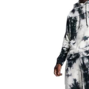 Nouvel ensemble de survêtement tie-dye tendance pour filles : sweat à capuche court et pantalon de jogging en cordon, séchage rapide et respirant, dernière collection. - Product Image 6