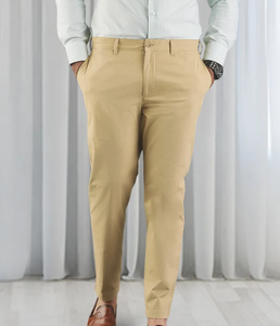 Pantalons chino en twill de coton pour hommes sur mesure, pantalons décontractés, vêtements de travail, fabrication directe d'usine, export BD, vente en gros, fabricant OEM - Product Image 1