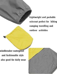 เสื้อแจ็คเก็ตกันลมแบบมีฮู้ดสำหรับผู้ชาย ดีไซน์เนอร์ ขายส่ง สำหรับฤดูหนาว ใส่กลางแจ้ง คอตั้ง สไตล์วินเทจ เป็นมิตรกับสิ่งแวดล้อม ระบายอากาศได้ดี น้ำหนักเบา - Product Image 2