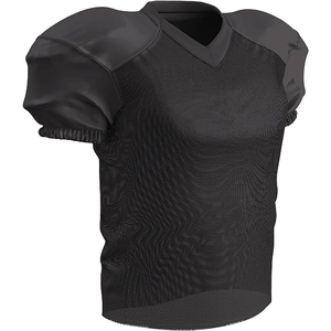 Maillots de football américain personnalisables en gros avec nom d'équipe, respirants, à manches courtes, anti-humidité, uniformes sublimés de qualité supérieure - Product Image 1