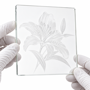 Couverture en verre gravée au laser CO2 personnalisée pour panneaux de commande HMI industriels - Product Image 3