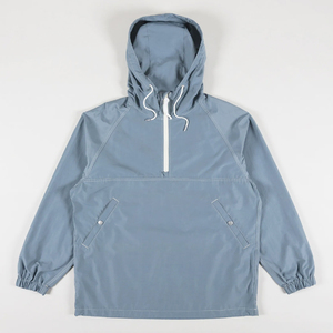 Chaqueta Impermeable Cortavientos Personalizada al por Mayor para Hombre, Anorak con Capucha, Parka Ligera con Media Cremallera, Ropa Deportiva, Chaqueta de Esquí - Product Image 2