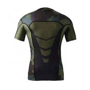 Custom UPF 50+ Mma Rash Guard Raglan Short Sleeve UV protection Rashguard <b>Surf</b> Shirt Sublimation <b>Printed</b> Rash Guards - Product Image 2