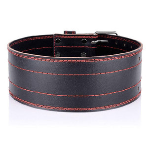 เข็มขัดยกน้ำหนักหนังแท้แบบหนาพิเศษ 10 ซม. แบบปลดเร็ว หัวเข็มขัดสองง่าม สำหรับออกกำลังกาย ยกน้ำหนัก ฟิตเนส ช่วยพยุงหลัง ปลอดภัย - Product Image 1