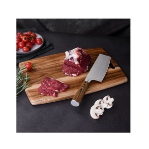 Tabla de cortar clásica hecha a mano, tabla de cortar de madera de acacia personalizada al por mayor, tabla de cortar de madera para cocina y Hotel - Product Image 5