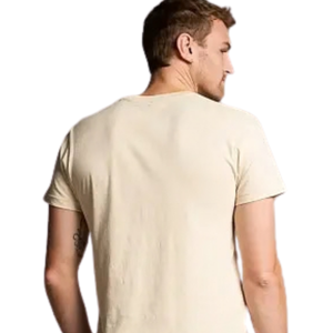 T-shirt Homme Slim Fit Col Rond Manches Courtes Ajusté Décontracté Quotidien Personnalisé Vente en Gros Coton Jersey Basique Haut OEM - Product Image 4