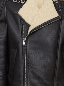 Luxury Genuine Leather <b>Pilot</b> Flight Aviator <b>Jacket</b> Winter Bomber Custom OEM ODM Sample Service Available Today - Product Image 6