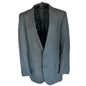 Blazer de costume sur mesure pour homme, à manches longues, en polyester et rayonne, coupe ajustée, style grec, idéal pour le bureau ou les occasions formelles - Product Image 1