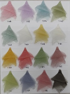 Eco Friendly Prime Organza Plain Work <b>Fabric</b> <b>Medium</b> Weight 60GSM Woven In Stock Apparel Kurti Dress Sari For Girls Women - Product Image 5