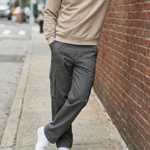 กางเกงคาร์โก้ผู้ชายปี 2026 กางเกงทำงานคุณภาพสูงสไตล์ไทย แห้งเร็ว ระบายอากาศดี สไตล์ลำลอง ปักโลโก้ - Product Image 1