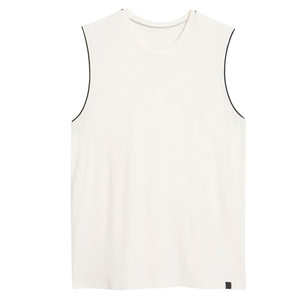 เสื้อกั๊ก3XL ทรงเข้ารูปสำหรับภรรยาผ้ายืดหยุ่นได้สำหรับผู้ชายฤดูร้อนเสื้อกล้ามคอกลมแบบเรียบง่ายแขนกุดแบบสมาร์ทสำหรับผู้หญิง - Product Image 5