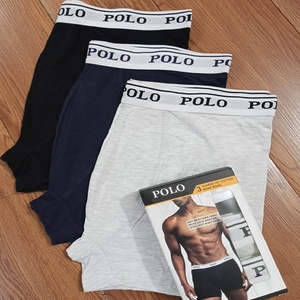Paquete de 3 Calzoncillos Bóxer de Algodón Anti-Vicarial para Hombre, Cintura Elástica, Marca Original, Excedente de Caja, Origen FOB, Adulto, Entrega en 7 Días - Product Image 3