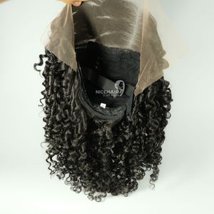 Precio al por mayor 360 Peluca de cabello humano Remy de encaje completo 9-13 pulgadas Estilo de onda natural Exportación de Vietnam para mujeres - Product Image 1