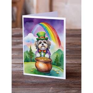 การ์ดเปล่าขนาด5x7ของ A7บรรจุในซองขนาด8 Lhasa apso ST Patrick - Product Image 2