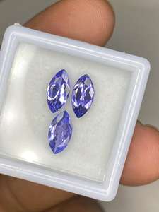 Natural Tanzanite Marquise <b>Cut</b> Faceted <b>Blue</b> Gemstone Loose High Clarity Exclusive Grade All Sizes for Jewelry Making Wholesale - Product Image 5