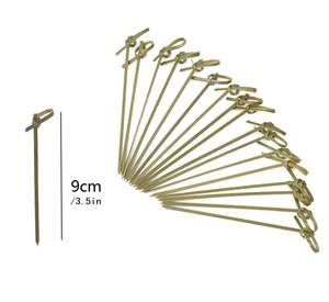 Proveedor de Brochetas de Bambú de Vietnam, Palillos para Cócteles con Nudos de Tamaño Personalizado, 9 cm, 12 cm, 15 cm, Hechos a Mano, Ecológicos, Productos para Restaurantes - Product Image 6