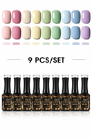 Vernis Gel Marque Privée pour Salon, Sans HEMA, Sans TPO, Haute Pigmentation, Couleur Brillante pour Ongles, Fournisseur OEM ODM
