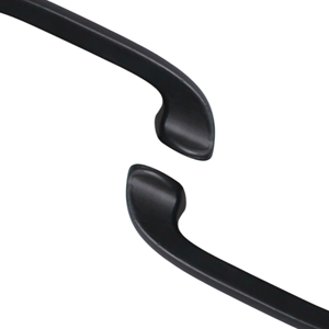 Modern Minimalist Arched Zinc Alloy Cabinet Handle Matte <b>Black</b> Drawer Pull for Kitchen Bathroom Furniture Hardware Products - Product Image 4