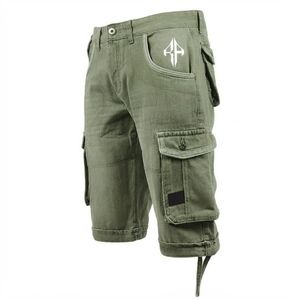 Pantalones Cortos de Mezclilla para Hombre, de Alta Calidad, con Estampado de Serigrafía, Estilo Jeans, de Pierna Ancha, Material Spandex/Poliéster - Product Image 2