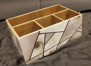 Reposacucharas Decorativo de Cocina de MDF Esmaltado Hecho a Mano por ILAHI, de Uttar Pradesh, Solo Lavar a Mano - Product Image 3