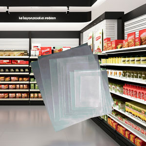 Bolsa de Plástico Industrial Resistente RAO LDPE, Tipo Chaleco, con Base Cuadrada y Fuelle Plano, Diseño de Impresión en Huecograbado - Product Image 1