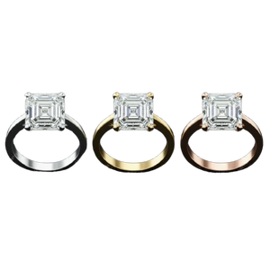 เพชรเม็ดเดี่ยวทรง Asscher ขนาด 1 กะรัต ได้รับการรับรองจาก IGI คุณภาพ VVS1 VVS2 สี D ผลิตด้วยวิธี HPHT CVD คุณภาพเยี่ยมและดี เหมาะสำหรับทำเครื่องประดับ - Product Image 1