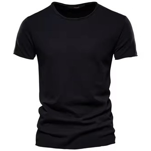 เสื้อยืดคอกลมแขนสั้นผ้าคอตตอนหนา 305GSM รุ่นใหม่ปี 2025 สำหรับผู้ชาย ราคาดีที่สุด MOQ ต่ำ - Product Image 1