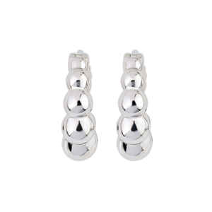 bohemian 925 sterling silver hoop <b>earrings</b> 15mm womens ultralight silver plated round hoops anniversary gift fine jewelry wire - Product Image 2