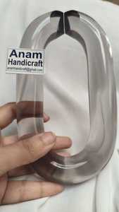 งานประติมากรรมอะคริลิคทำมือรูปทรงโซ่กลมลายแนวตั้ง ศิลปะสมัยใหม่ ตกแต่งบ้าน ของขวัญวันเกิด รอมฎอน งานแต่งงาน - Product Image 2