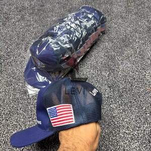 Casquettes de camionneur brodées OEM Levi Industry, vente en gros, faible MOQ, durables, respirantes, imperméables, ajustables, de haute qualité, personnalisables - Product Image 2