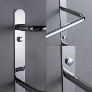 Portasciugamani in Acciaio Inox 304 Lucidato a Mano, Montaggio a Parete, 17,72 Pollici, Multistrato, Accessori per Bagno con Tre Barre Portasciugamani - Product Image 3