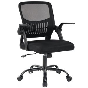 Revolving <b>Ergonomic</b> <b>Desk</b> Chair with Flip up Armrests Removable Footrest 250lbs Capacity for Home Office - Product Image 1